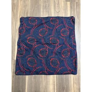 Ralph Lauren MILLBROOK PAISLEY Red Navy Green Floral Euro Sham Moody Regal